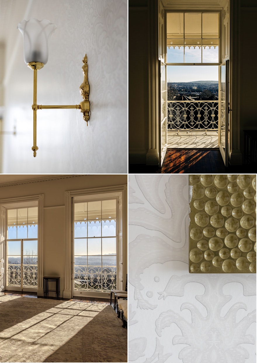 The restoration aimed to bring the apartment as close as possible to its appearance at the time of ‘Abdu’l-Bahá’s visit.  The original floorboards and windows were restored, and new wallpaper and carpets were created, informed by elements visible in historic photographs of the rooms.
