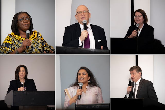 Speakers at the event co-hosted by the BIC with the conference’s two co-chairs, and the Coalition for the UN We Need.