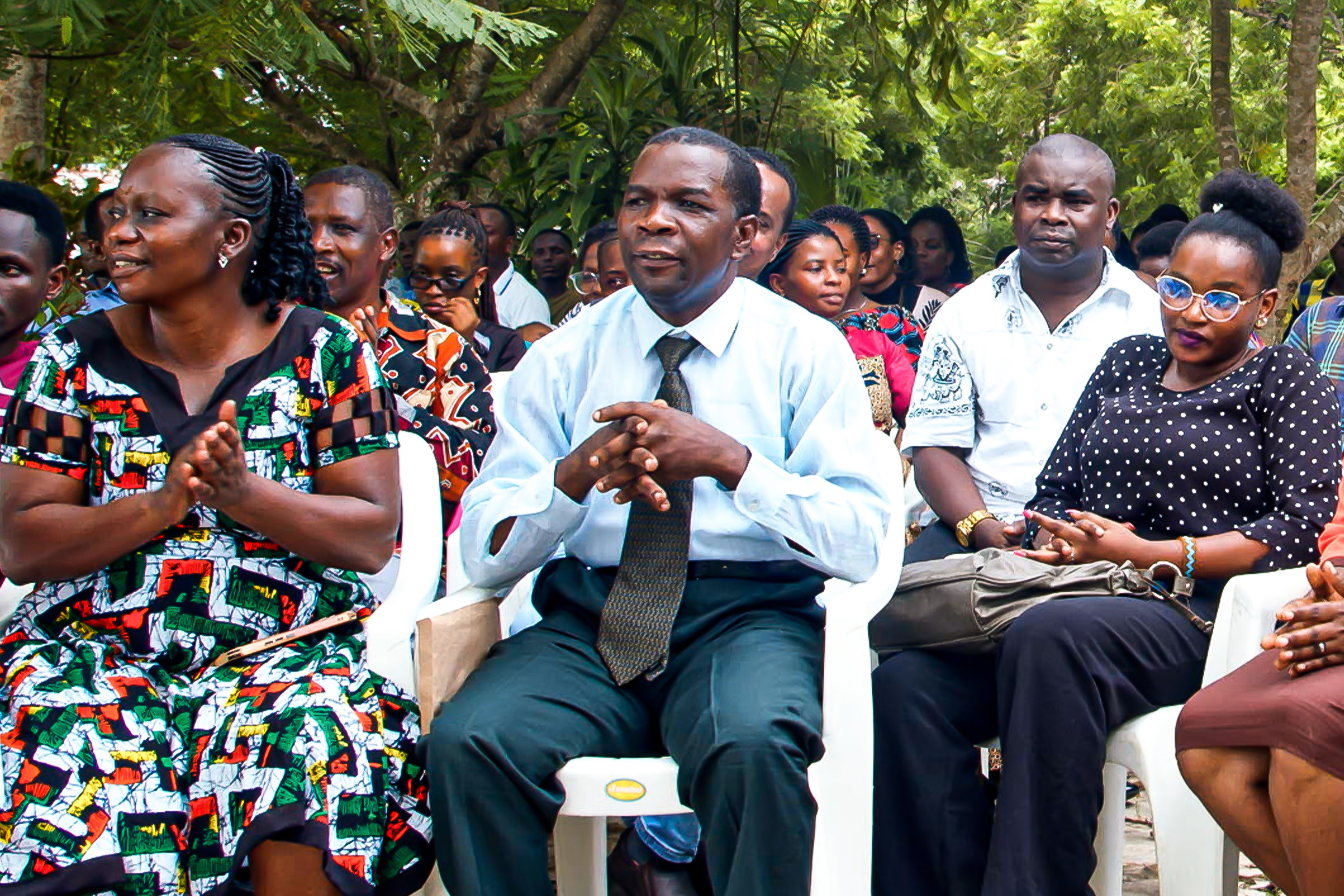 Middle: Bwana Hashim, the coordinator of the translation project.