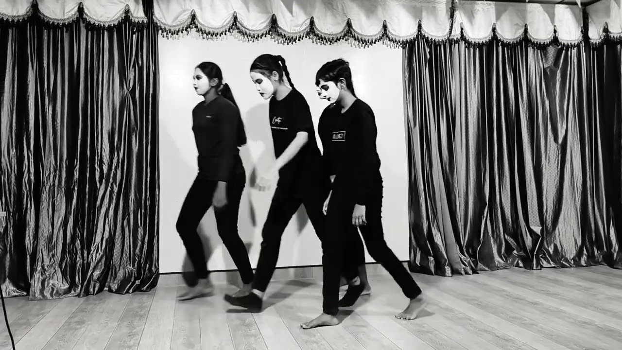 Group of youth perform a mime depicting scenes from the music video “Mona With The Children”.