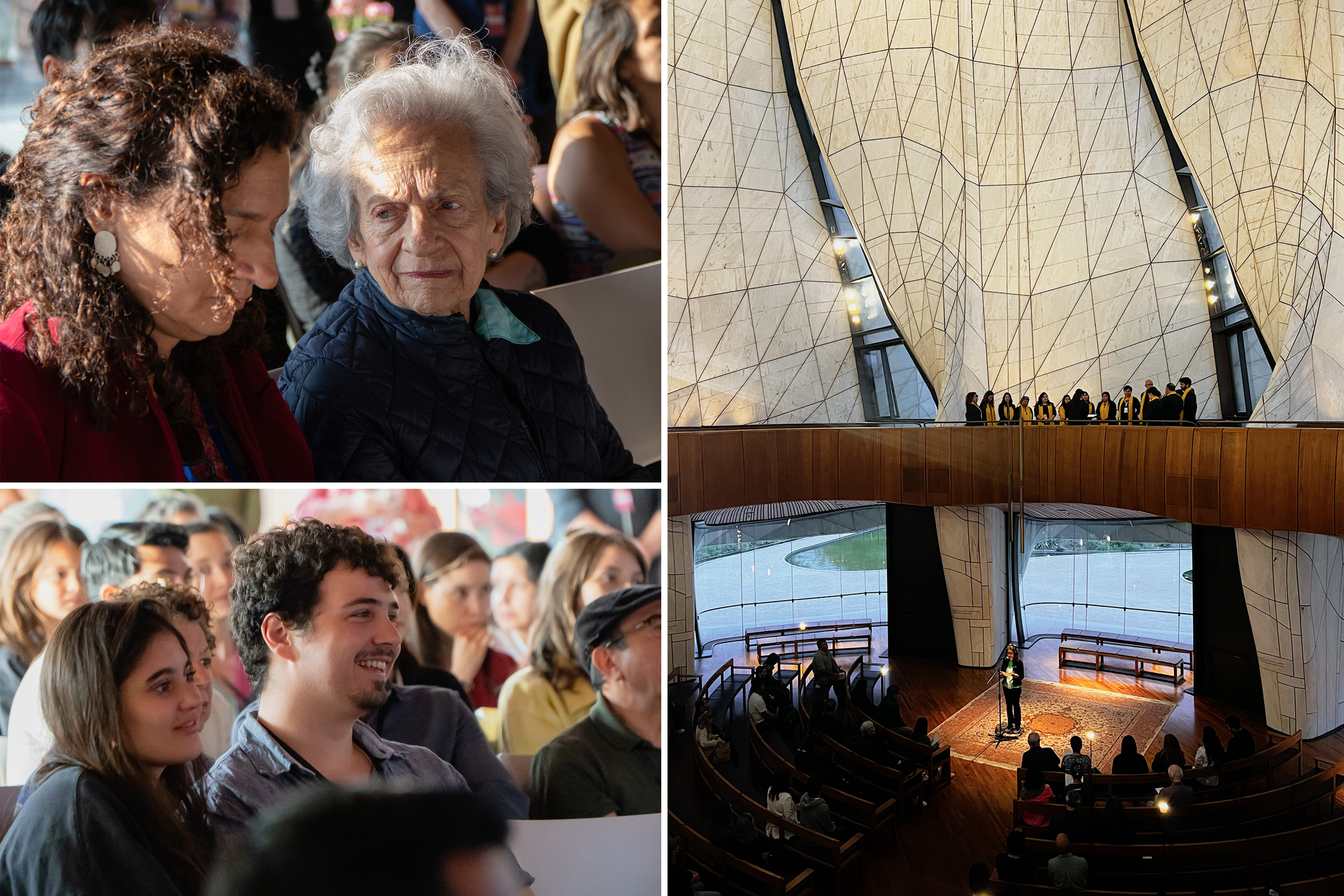 Veronica Ore, Director of the temple, offered remarks at the anniversary celebrations, saying: “This temple represents a beacon of hope and a meeting place for all people, combining both gentleness and grandeur. This point of the dawning-place of the remembrance of God,” she continues, “is a refuge for everyone without distinction.”