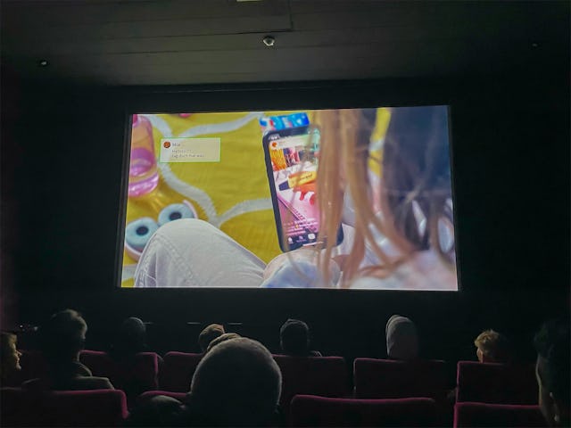 Another view of the film screening.