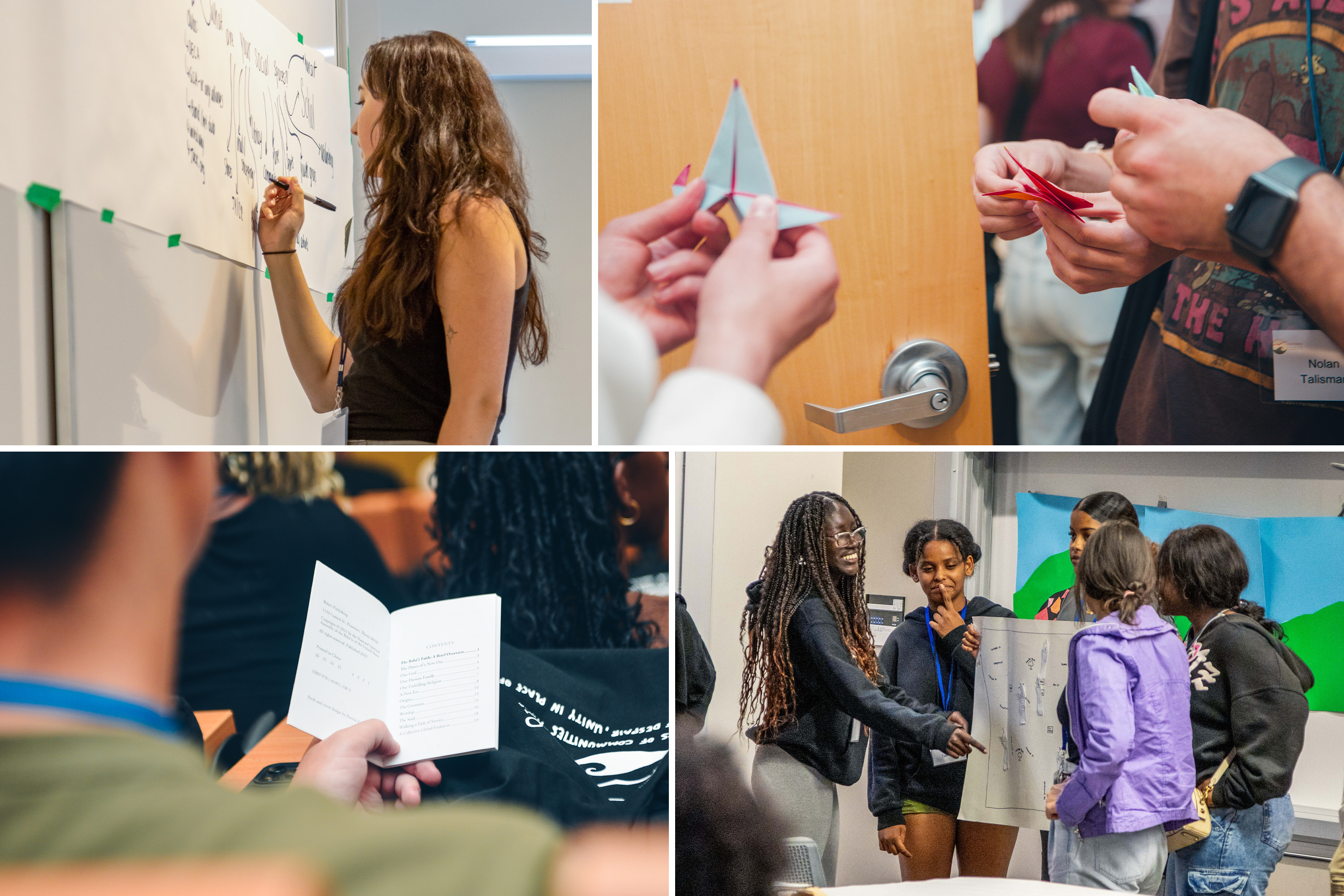 Seen here are various activities that took place during the conference.