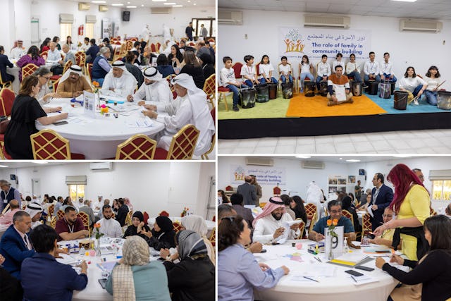 جمعت سلسلة من المؤتمرات في مختلف أنحاء البحرين أفراد من جميع الأعمار والخلفيات للتأمل في دور الأُسرة في تعزيز التقدم الاجتماعي.