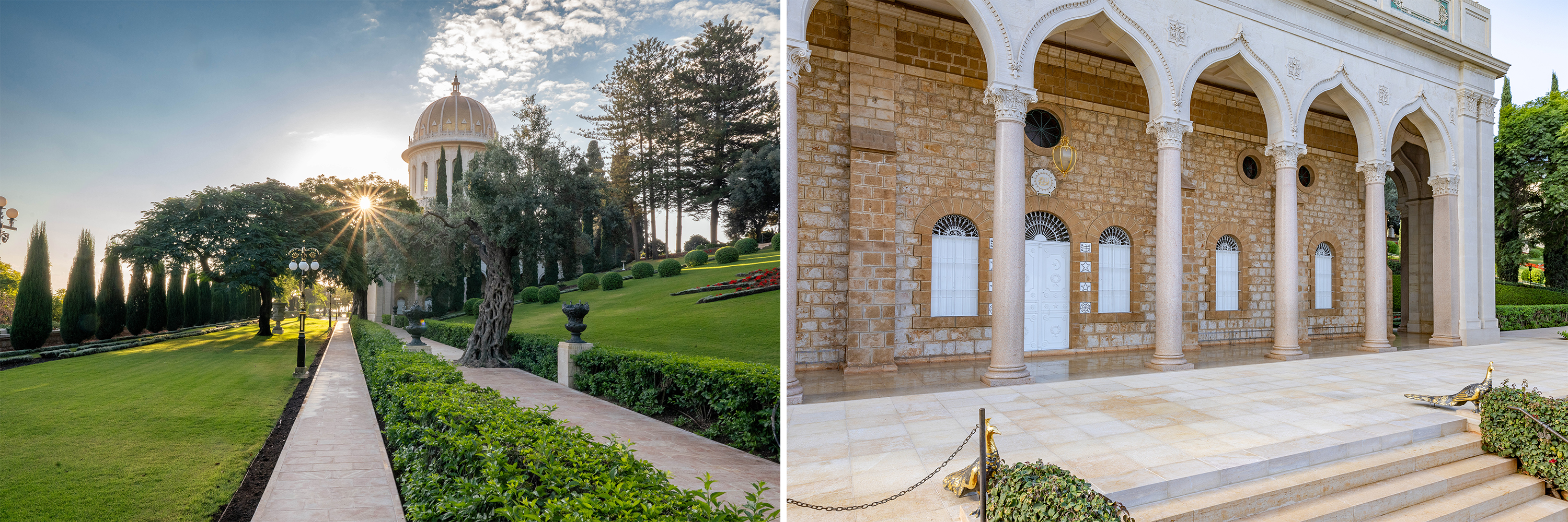 Recent construction work at the Shrine of the Báb concluded enhancing accessibility through new pathways and an expansion of the plaza at this sacred site on Mount Carmel.
