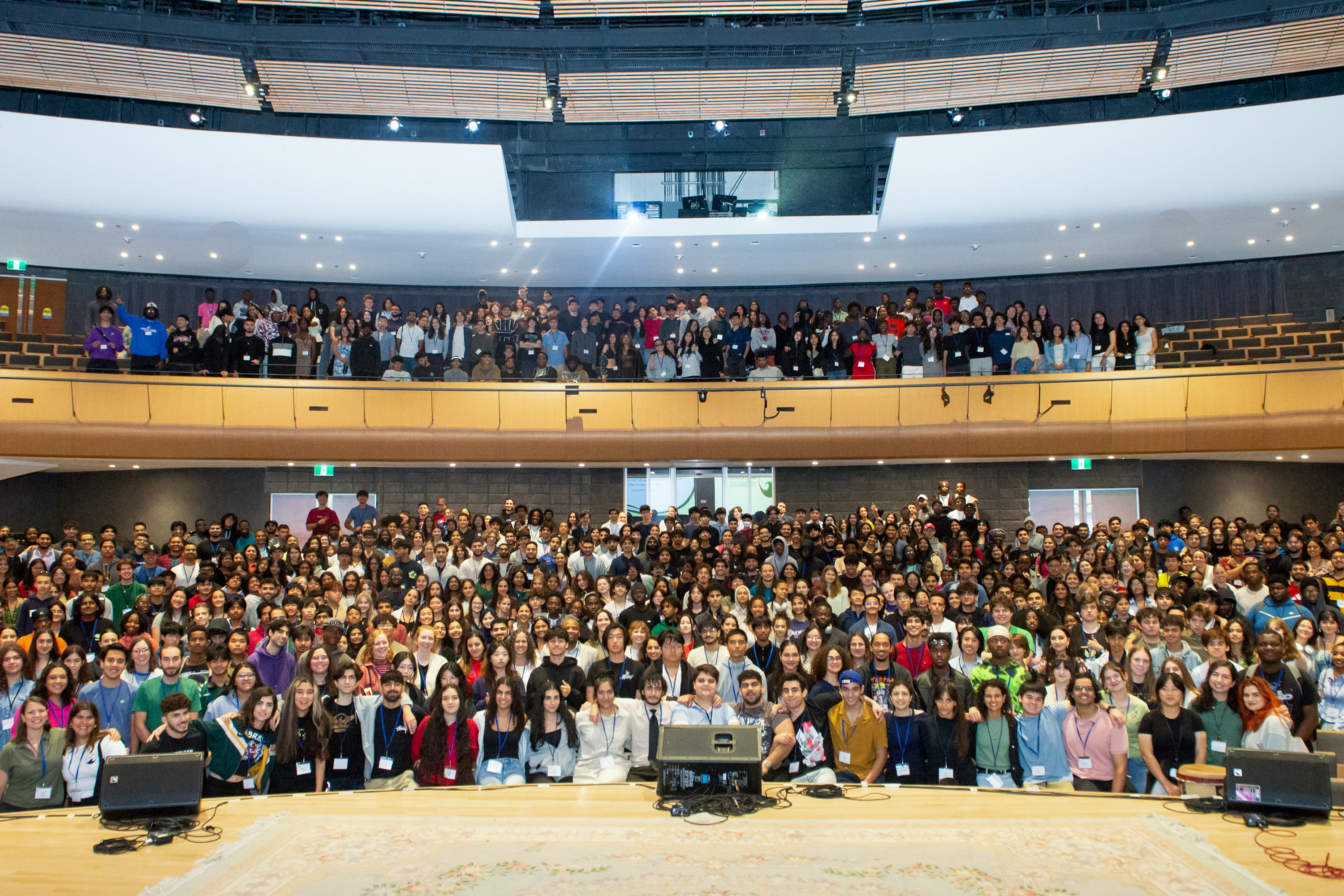 Over 700 youth gathered to explore their part in building peaceful communities through service to their society.