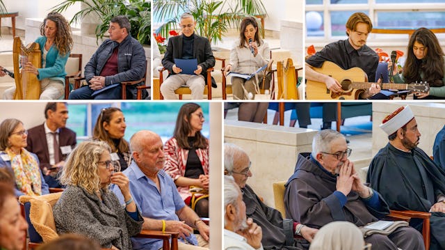 The formal program included readings in multiple languages from the teachings of the religions represented, along with musical presentations.