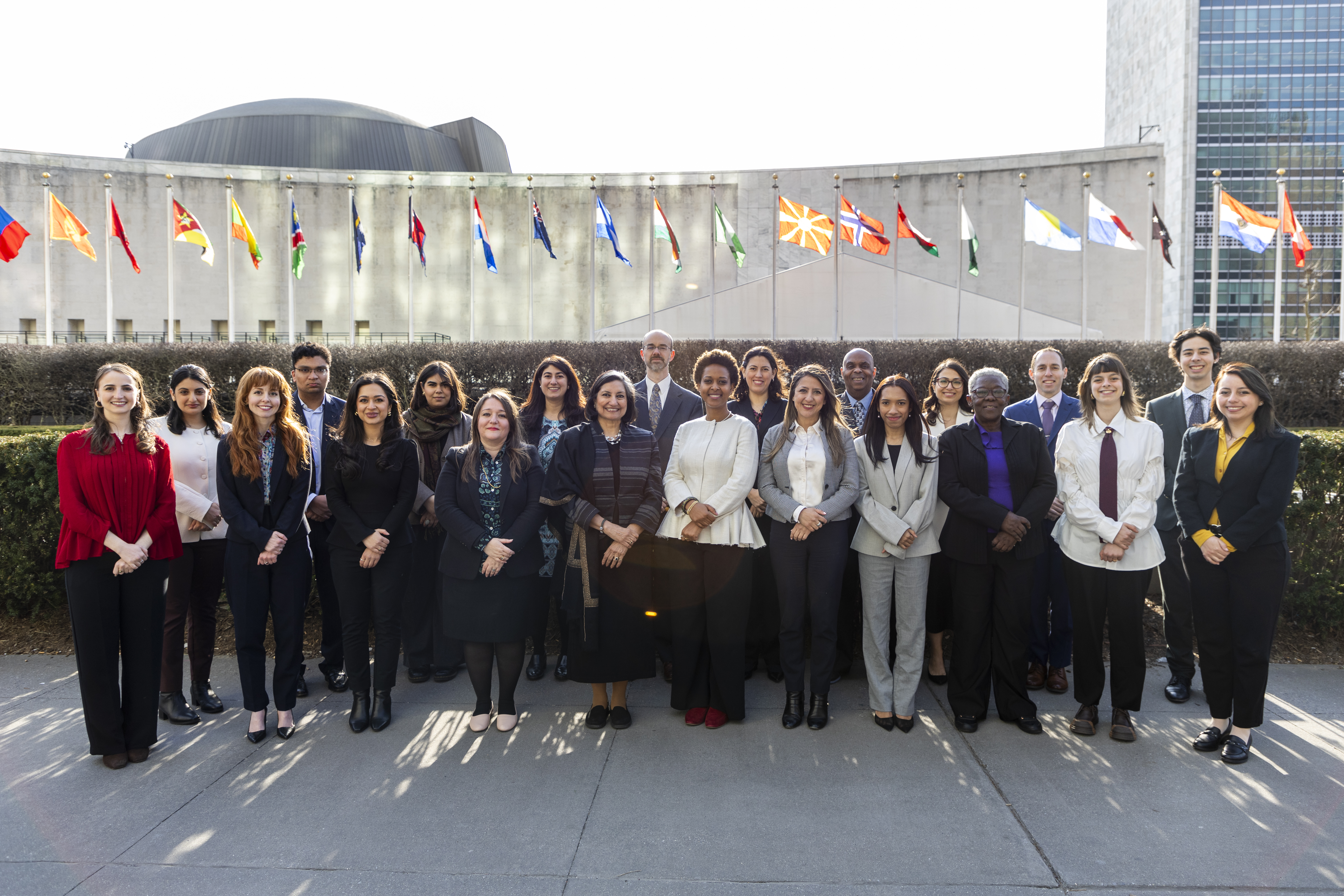Group photo of the BIC delegation to the Commission.