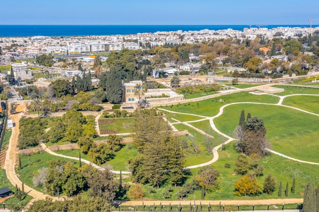Mansion of Mazra‘ih: New landscaping work now surrounds Holy Place with tranquil meadow Mansion of Mazra‘ih: New landscaping work now surrounds Holy Place with tranquil meadow
