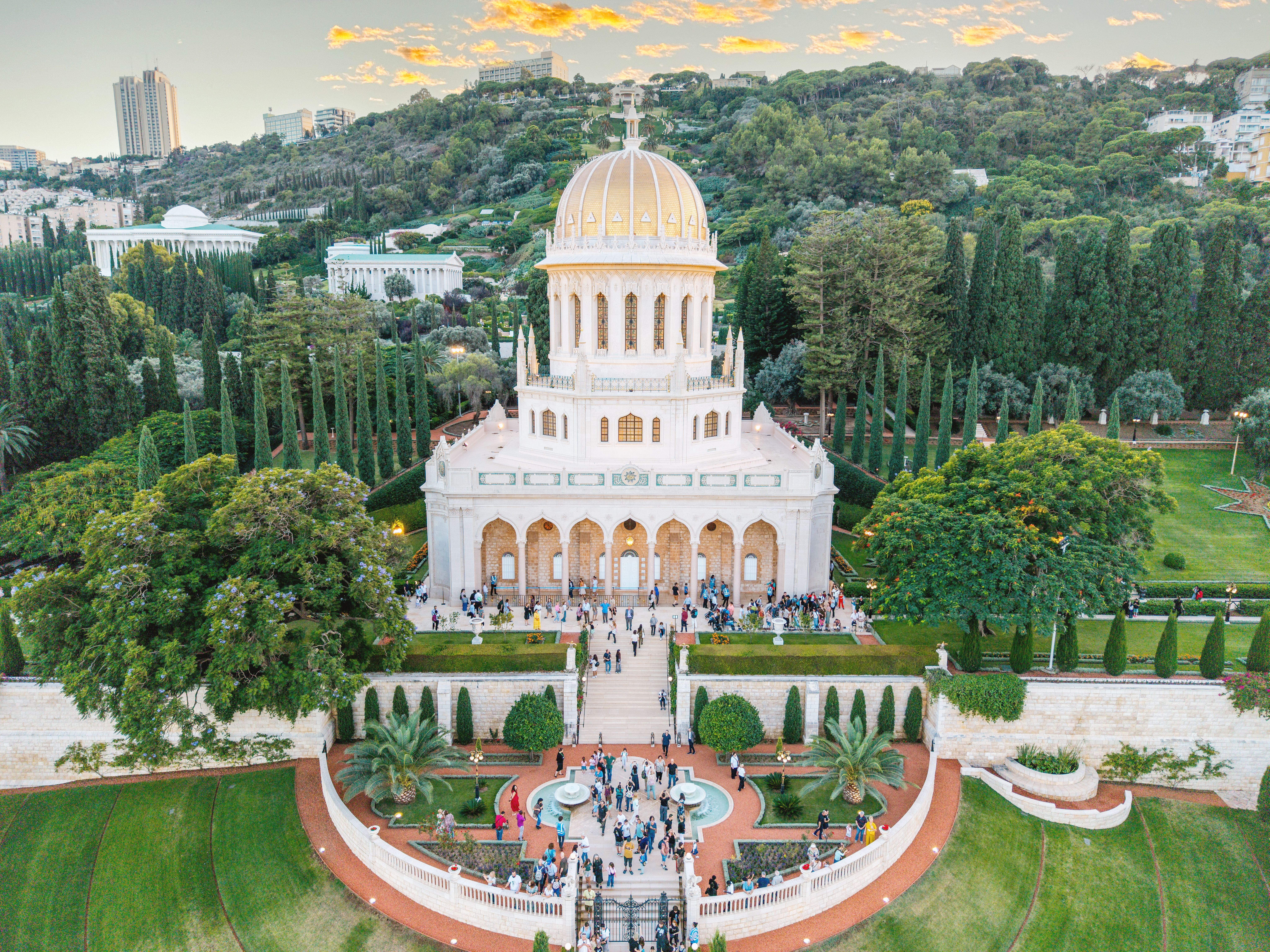 Rising on Mount Carmel, the Shrine of the Báb stands as a symbol of spiritual renewal and oneness. 