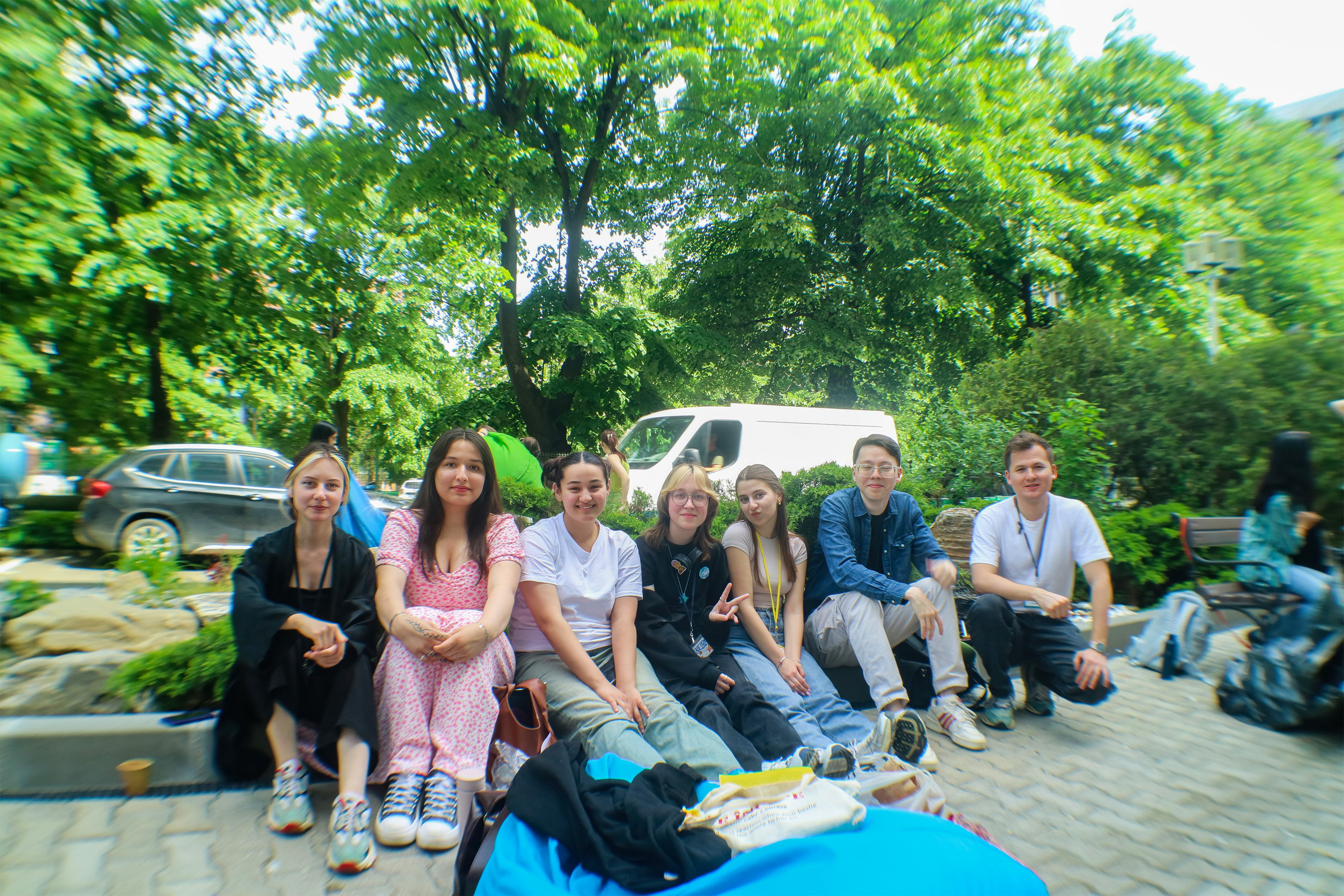 View of some of the youth who participated in the conference. 