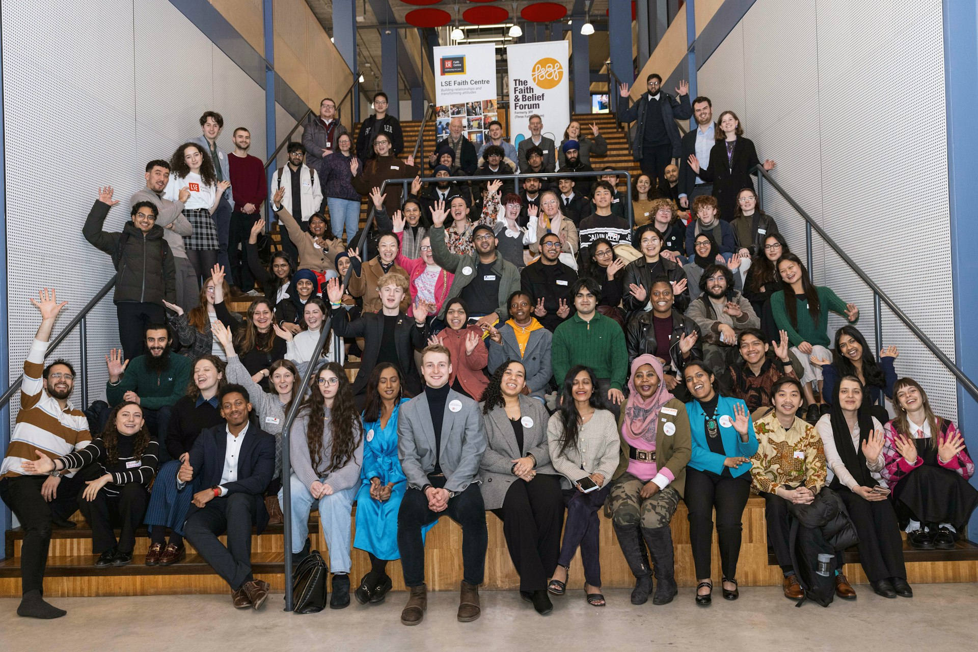 Group photo at the 2025 Youth Interfaith Summit held in London, UK.