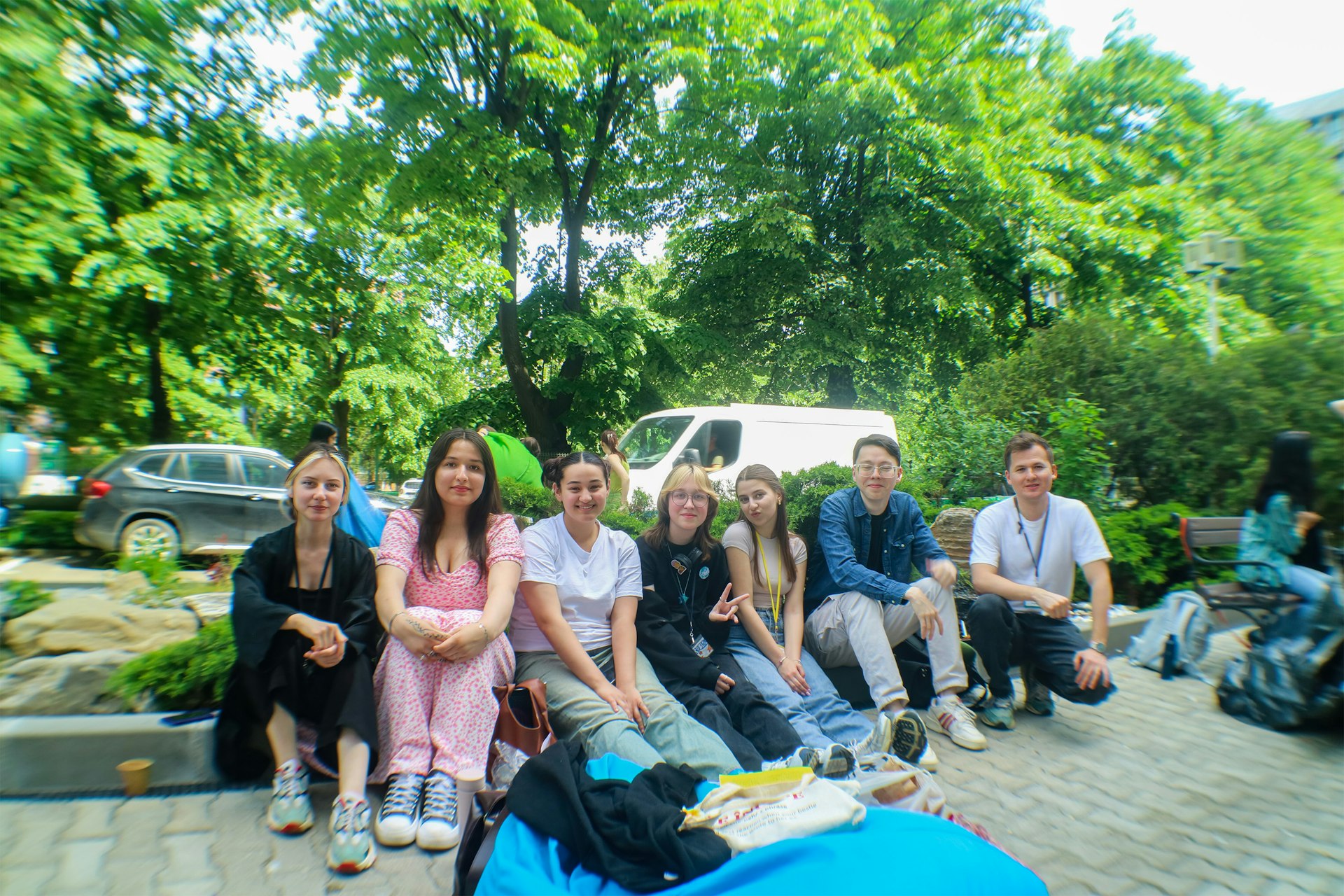 View of some of the youth who participated in the conference.
