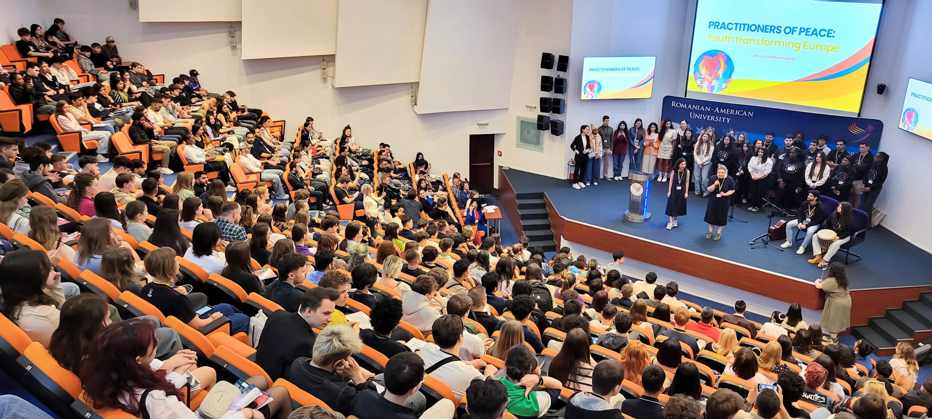 Attendees examined what it means for young people to become protagonists of positive change in their communities.