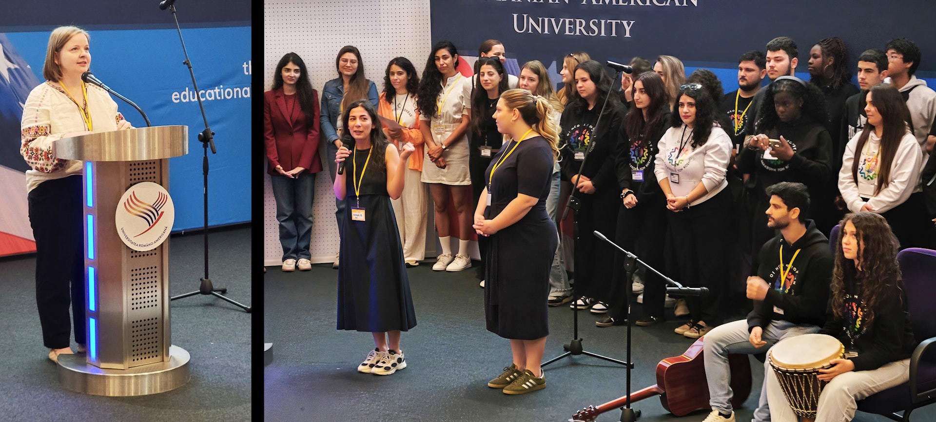 The conference featured many musical presentations.