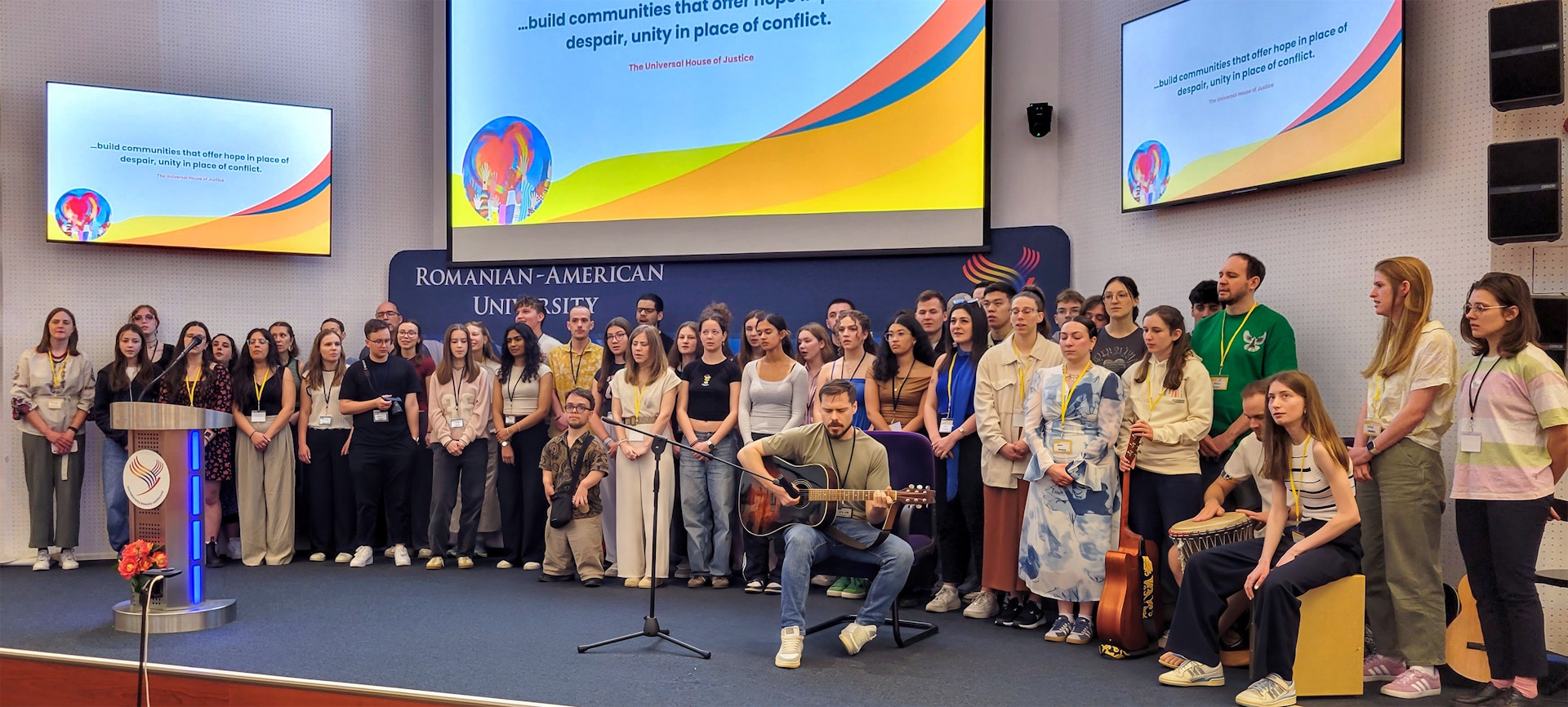 The conference program drew on the power of music to inspire hope and a shared vision towards the renewal of society.