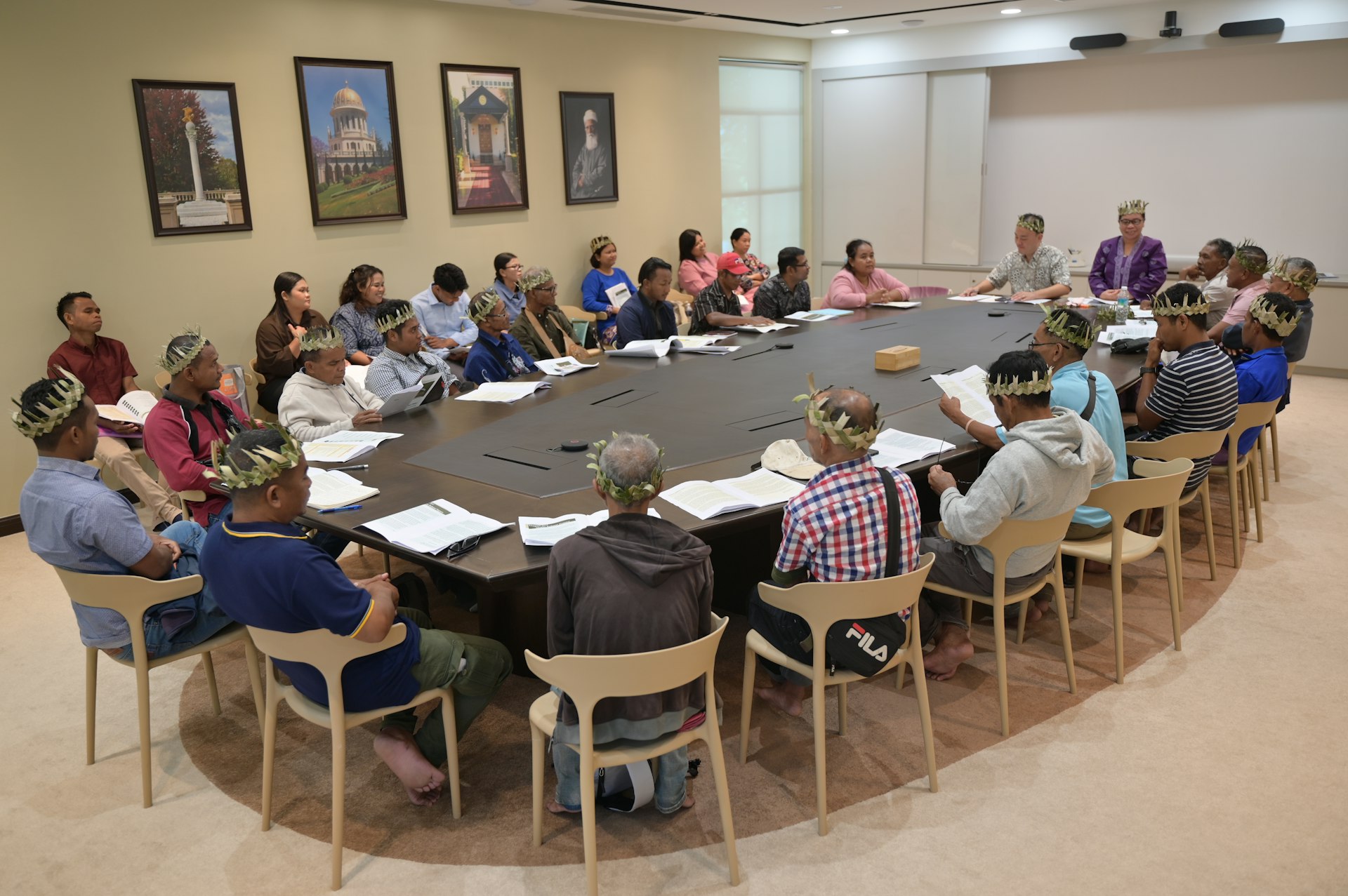 Participants examined how they can apply spiritual principles in efforts to address issues facing their communities, such as environmental degradation, inadequate schooling, and various social ills.