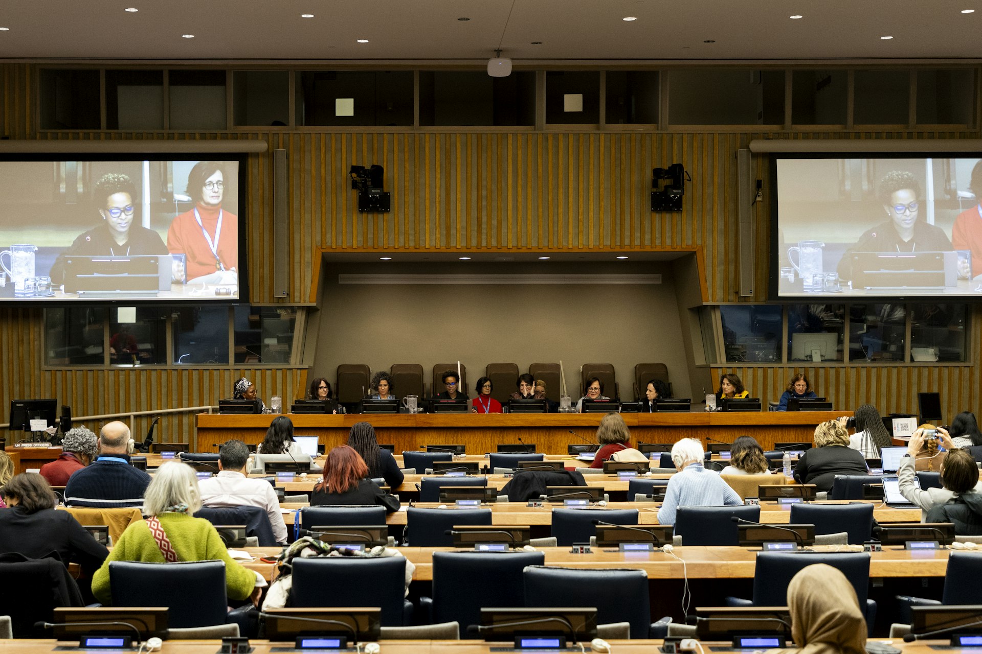 Liliane Nkunzimana, BIC representative from the New York Office, co-moderated a civil society briefing on the Convention on the Elimination of All Forms of Discrimination Against Women (CEDAW). The forum explored ways to strengthen connections between mechanisms addressing violence against women and the broader work of the Commission.