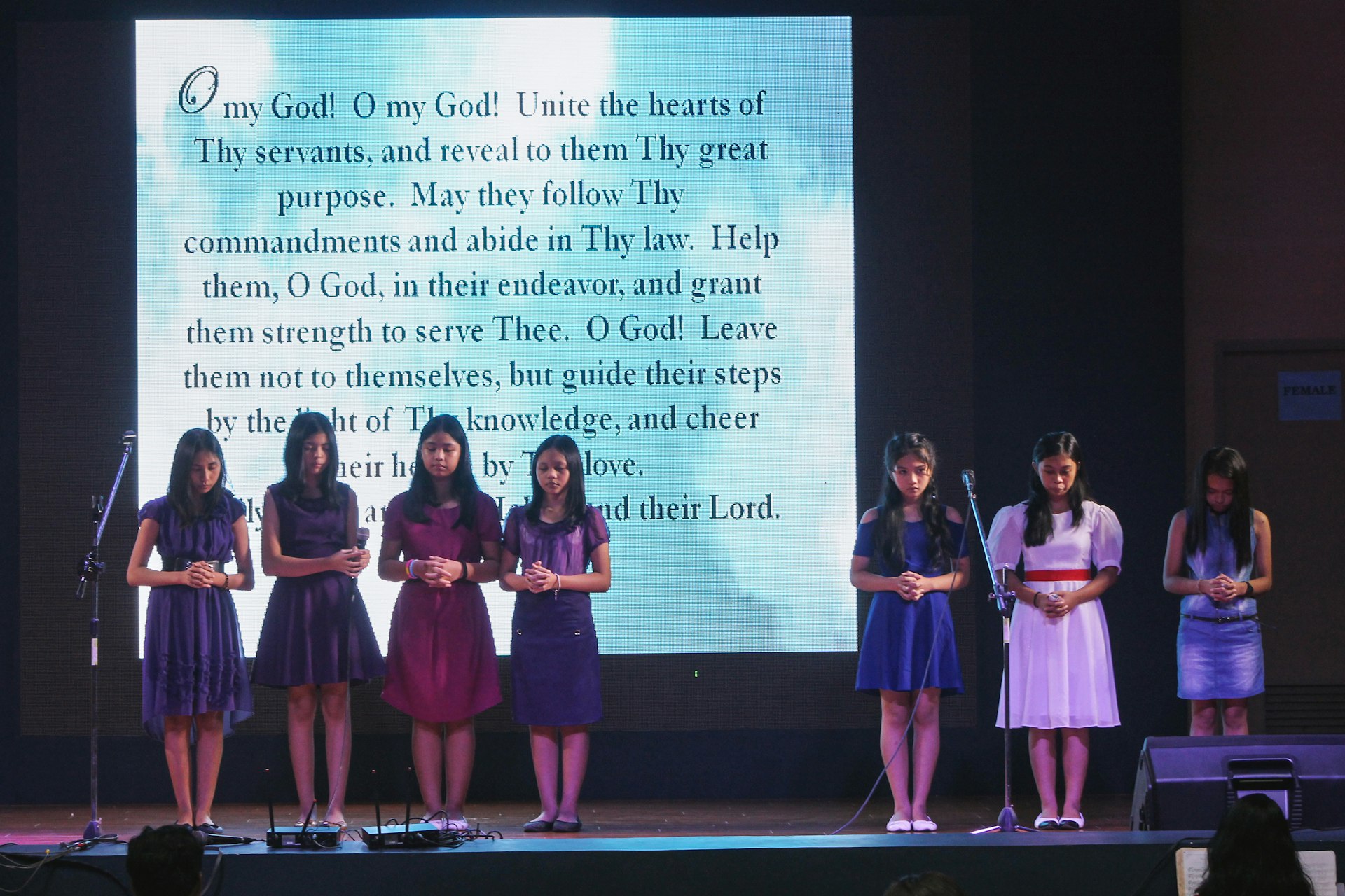 Houses of Worship in various parts of the world are emerging as a result of the acceleration of the development of Bahá’í communities. In such communities a flourishing devotional spirit and prayer gatherings foster social harmony.