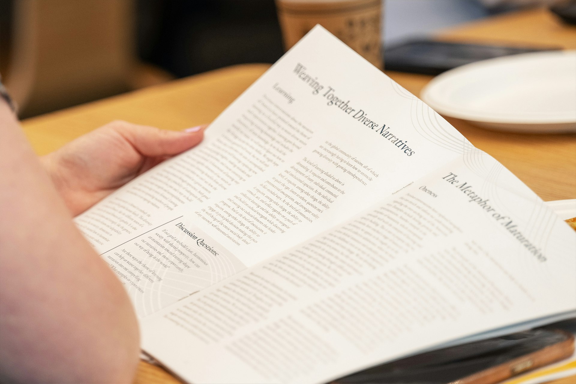 The symposium highlighted a growing appreciation for moving beyond confrontational methods to social change toward what attendees described as “weaving” diverse narratives together.