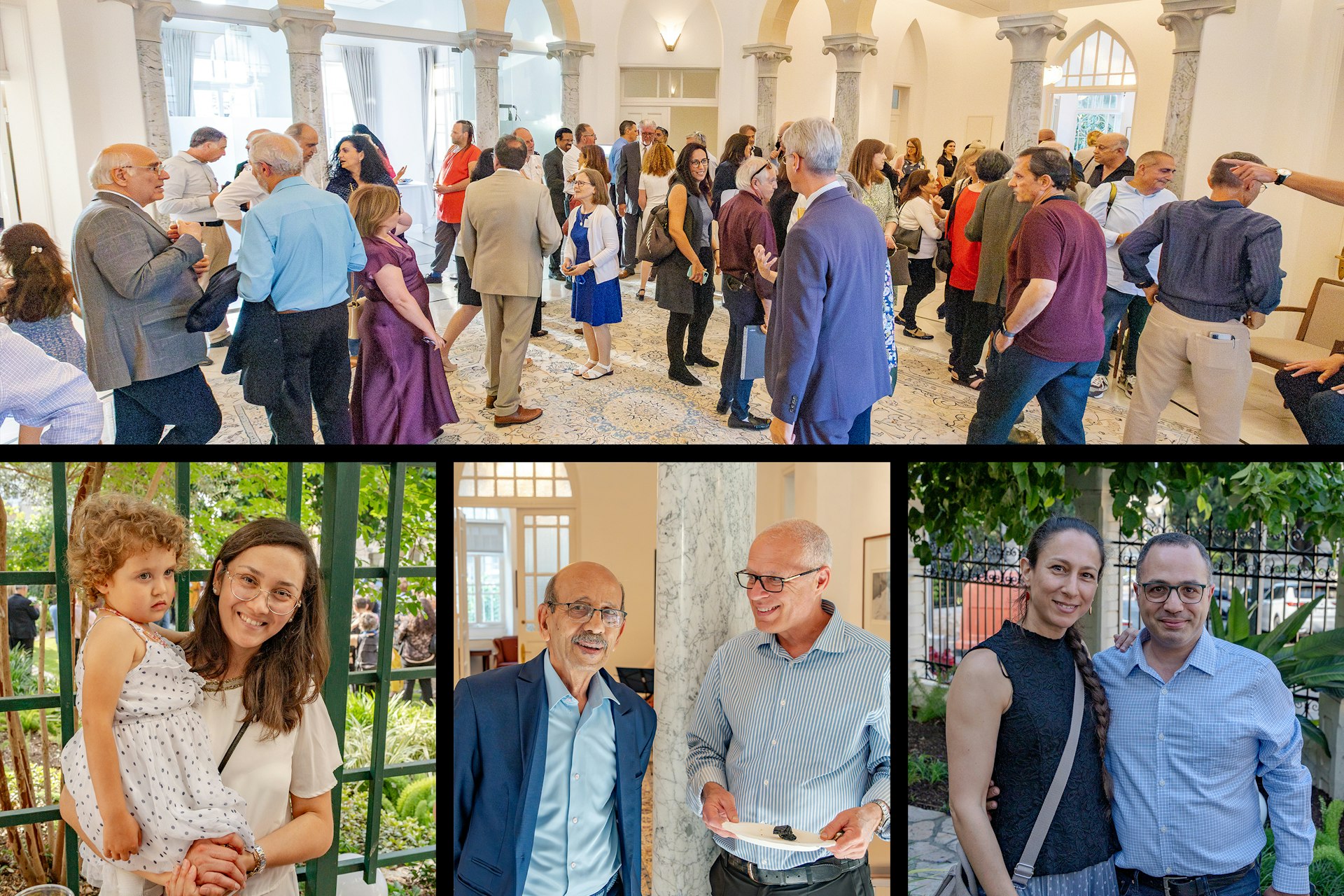 Neighbors, artists, civil society representatives and people of diverse backgrounds joined together in an atmosphere of friendship that transcended the boundaries sometimes drawn between different segments of society.