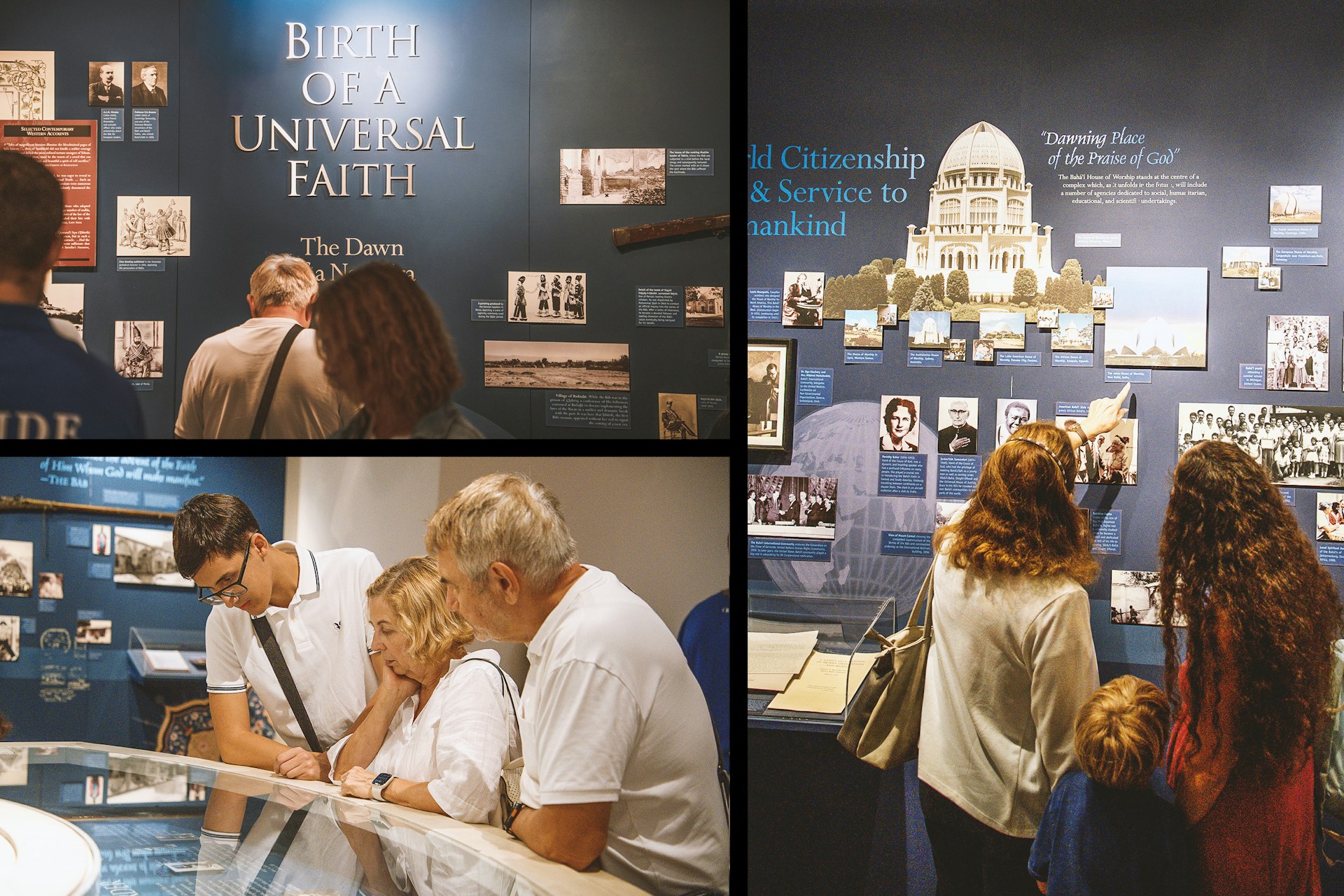 The event offered visitors an opportunity to learn about the history and teachings of the Bahá’í Faith.