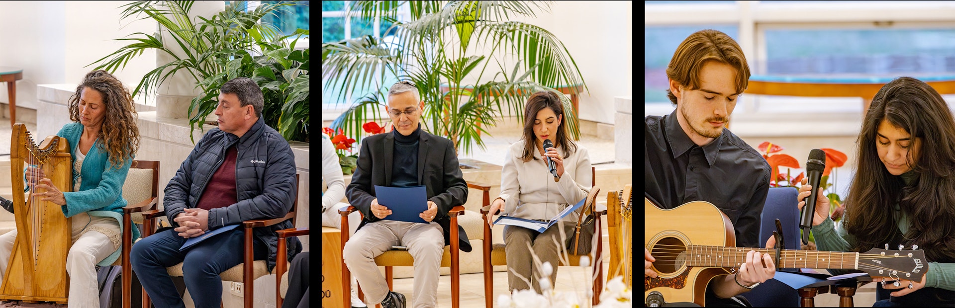 The formal program included readings in multiple languages from the teachings of the religions represented, along with musical presentations.