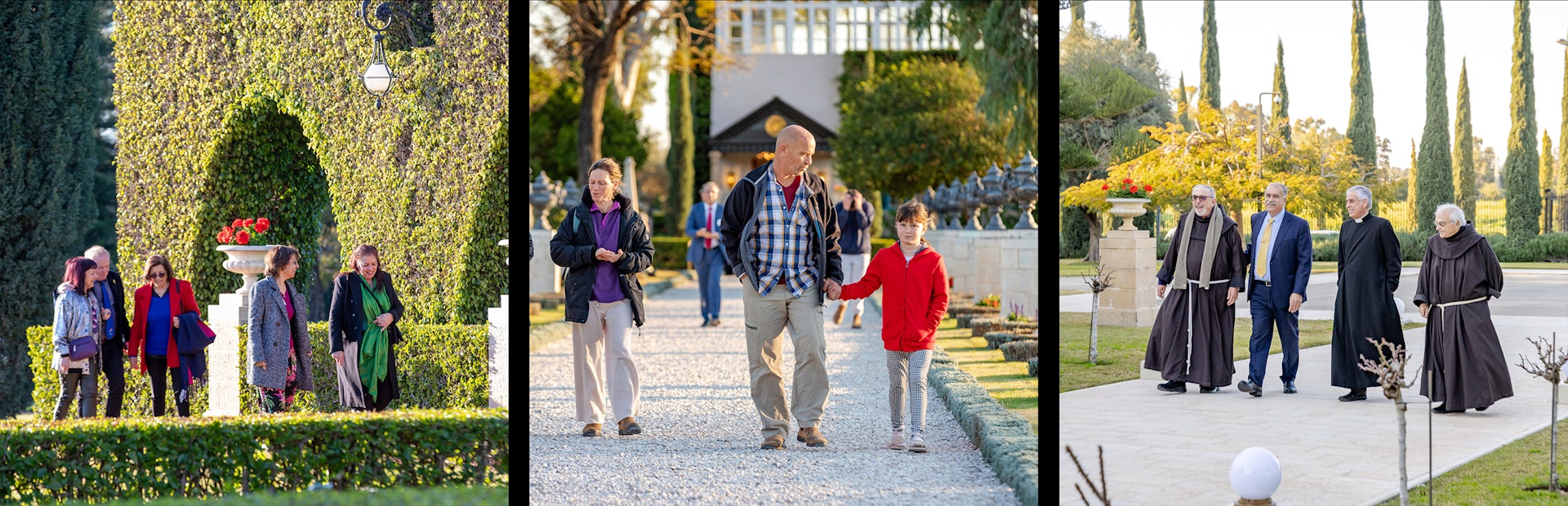 Participants had an opportunity to visit the Shrine of Bahá’u’lláh and the surrounding gardens, offering them a respite from ongoing societal challenges and an opportunity to foster mutual understanding.