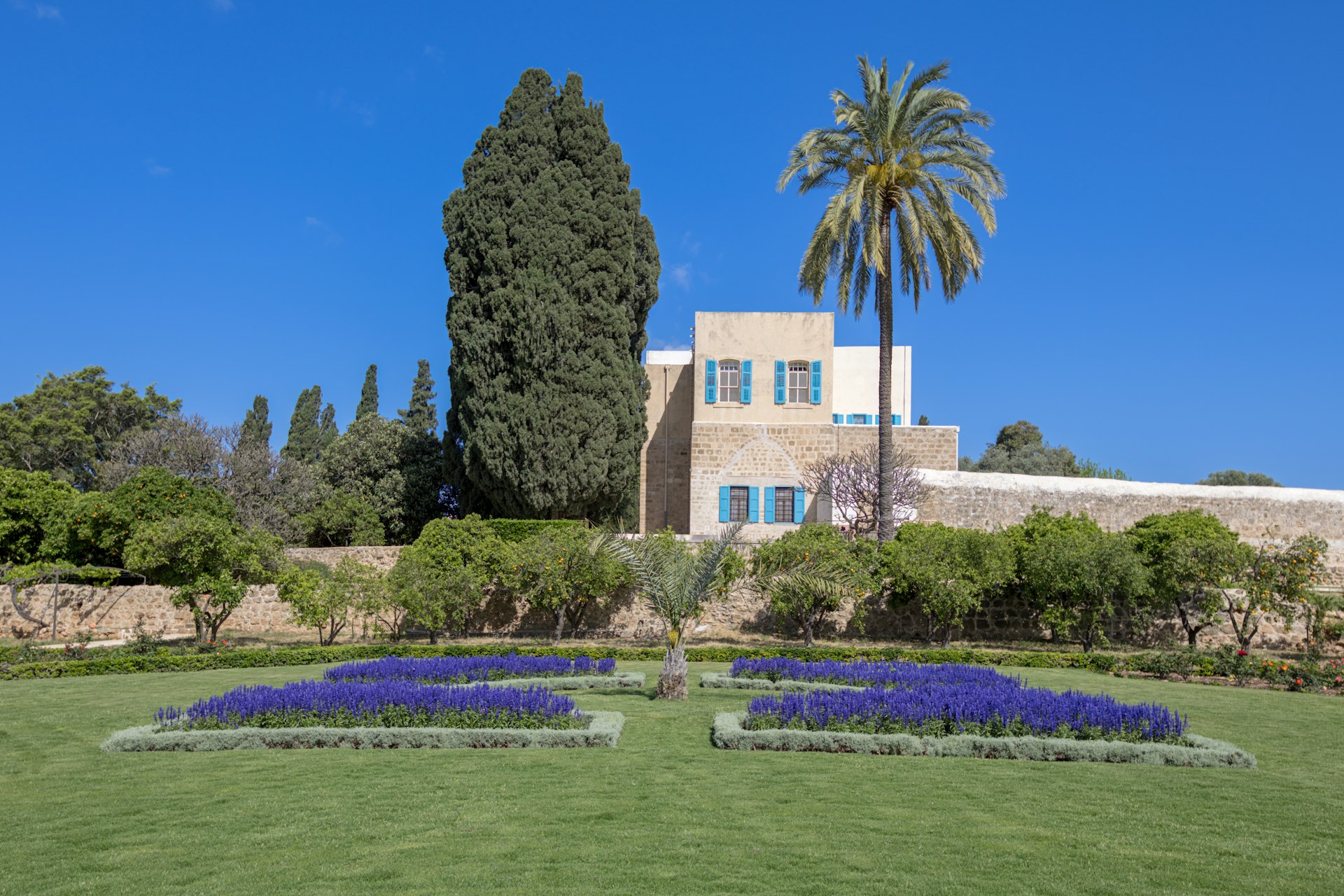 New landscaping work in the vicinity of the Mansion of Mazra‘ih now allows visitors to experience the tranquil spirit long associated with this Holy Place.