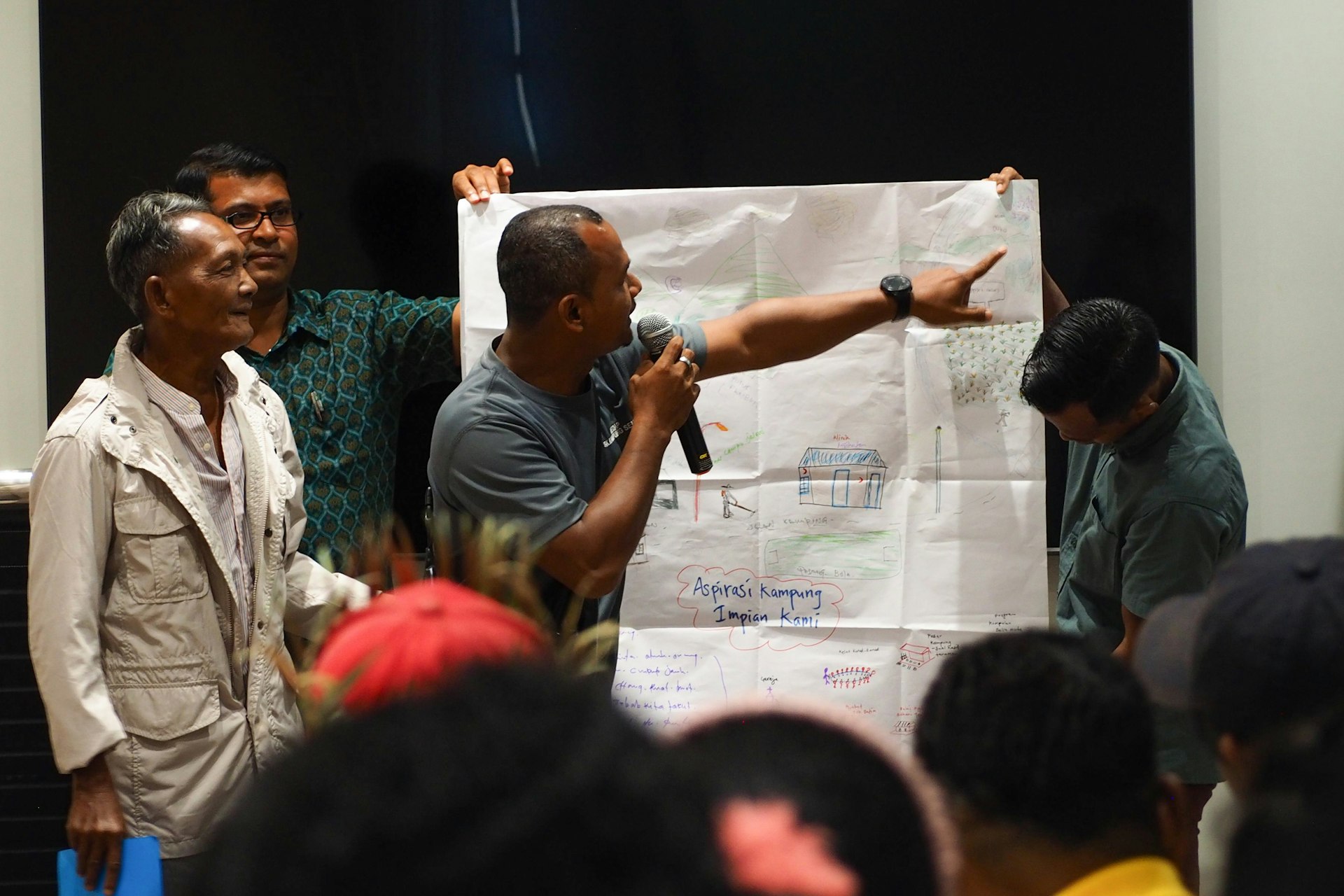 The gathering invited the tok batin to articulate their hopes and aspirations for the future of their villages.