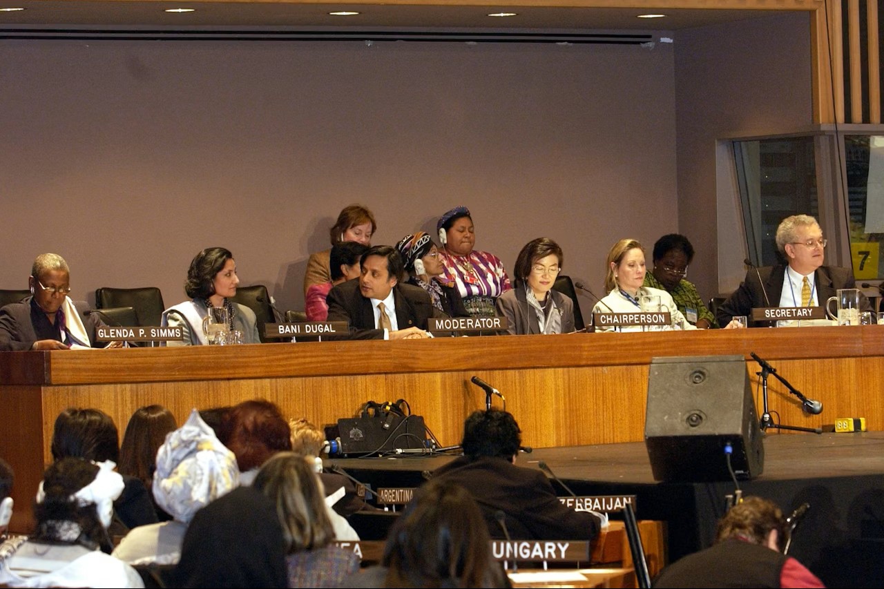 At the observance of International Women’s Day at the United Nations held in 2005, Bani Dugal highlighted that “The full equality of men and women is not the end goal. ... That global peace and security are not possible without women is a truth we can no longer deny.”