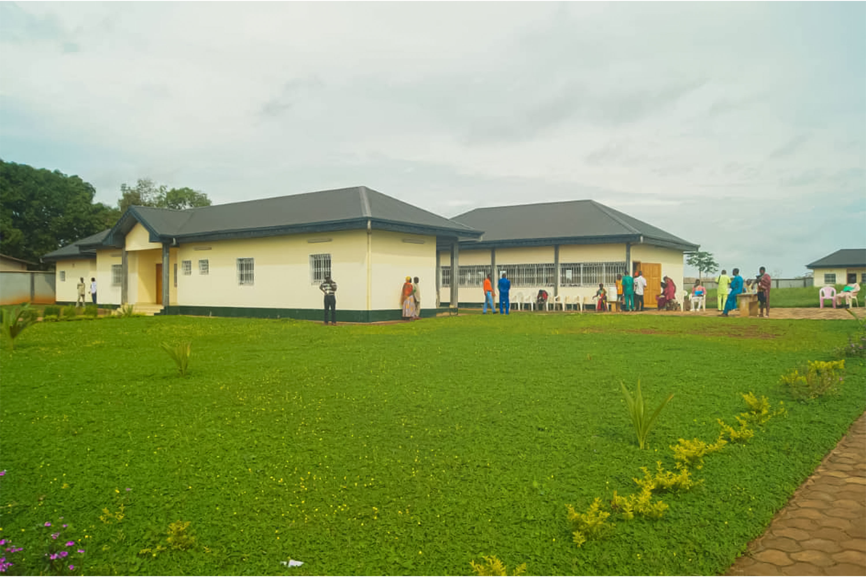 Buildings currently at the temple site where many community activities take place. 