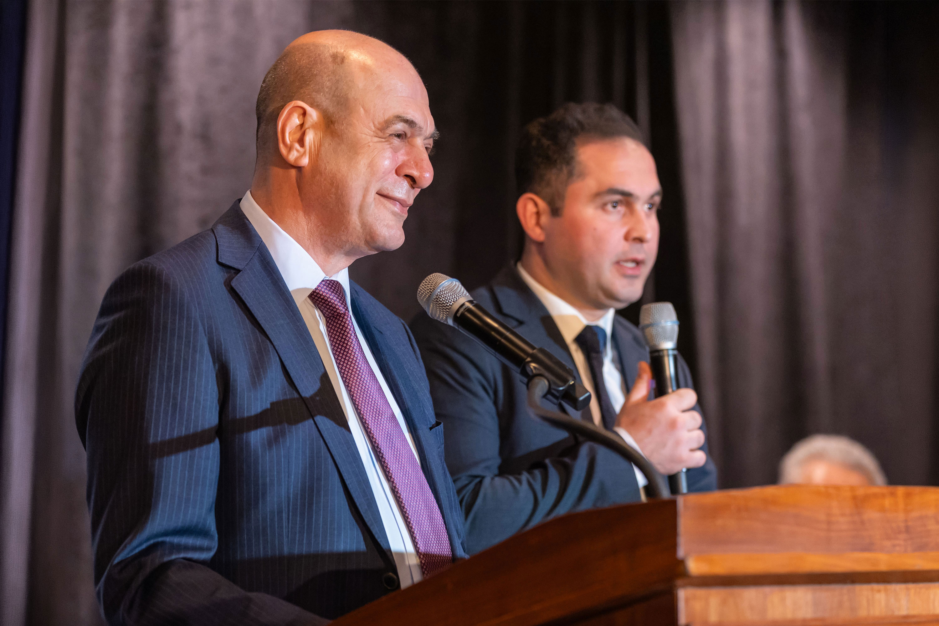 Sahib Naghiyev, Deputy Head of the State Committee for the Work with Religious Organizations and representative from Azerbaijan, speaking at the event.