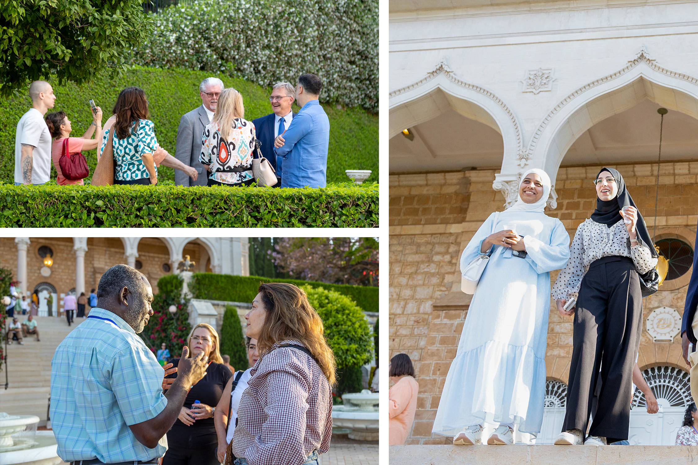 Des visiteurs de diverses communautés religieuses ont assisté à l’évènement Terrasses la nuit.
