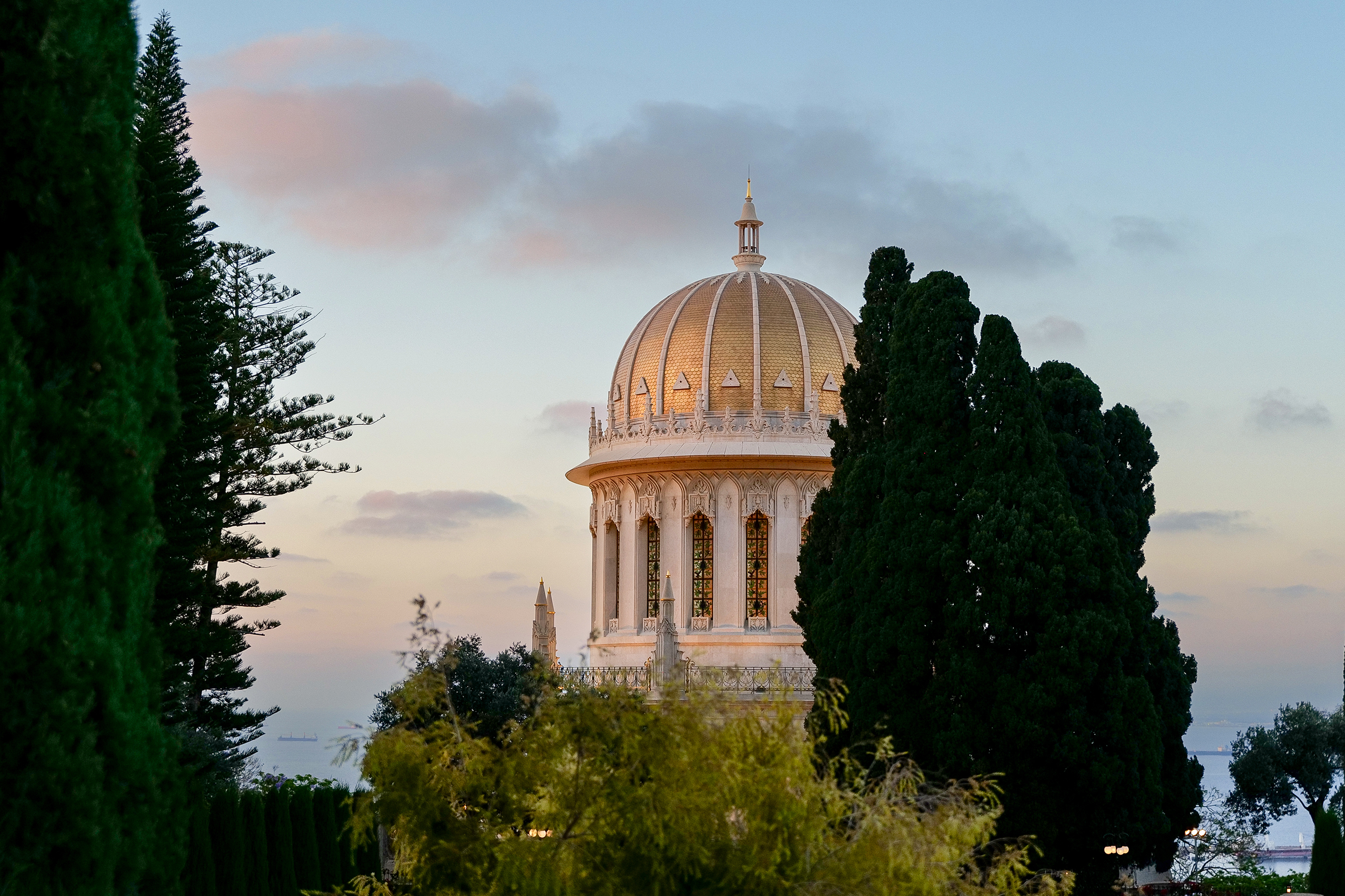 View of the Shrine of the Báb.