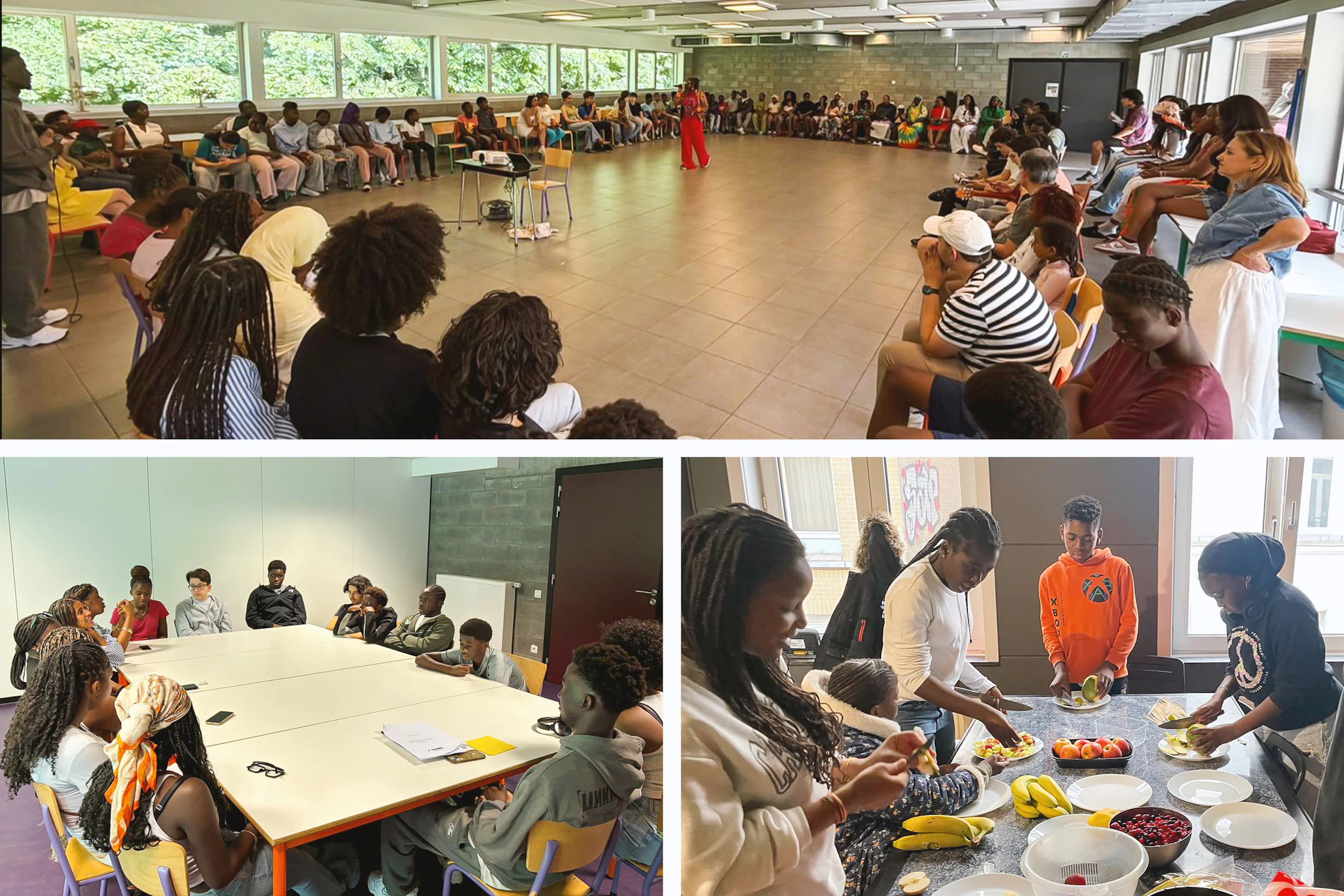 Ces brunchs s’inscrivaient dans le cadre d’initiatives bahá’íes plus larges visant à renforcer la cohésion de la communauté en impliquant les jeunes, afin de leur permettre de développer leurs capacités à se mettre au service des autres.