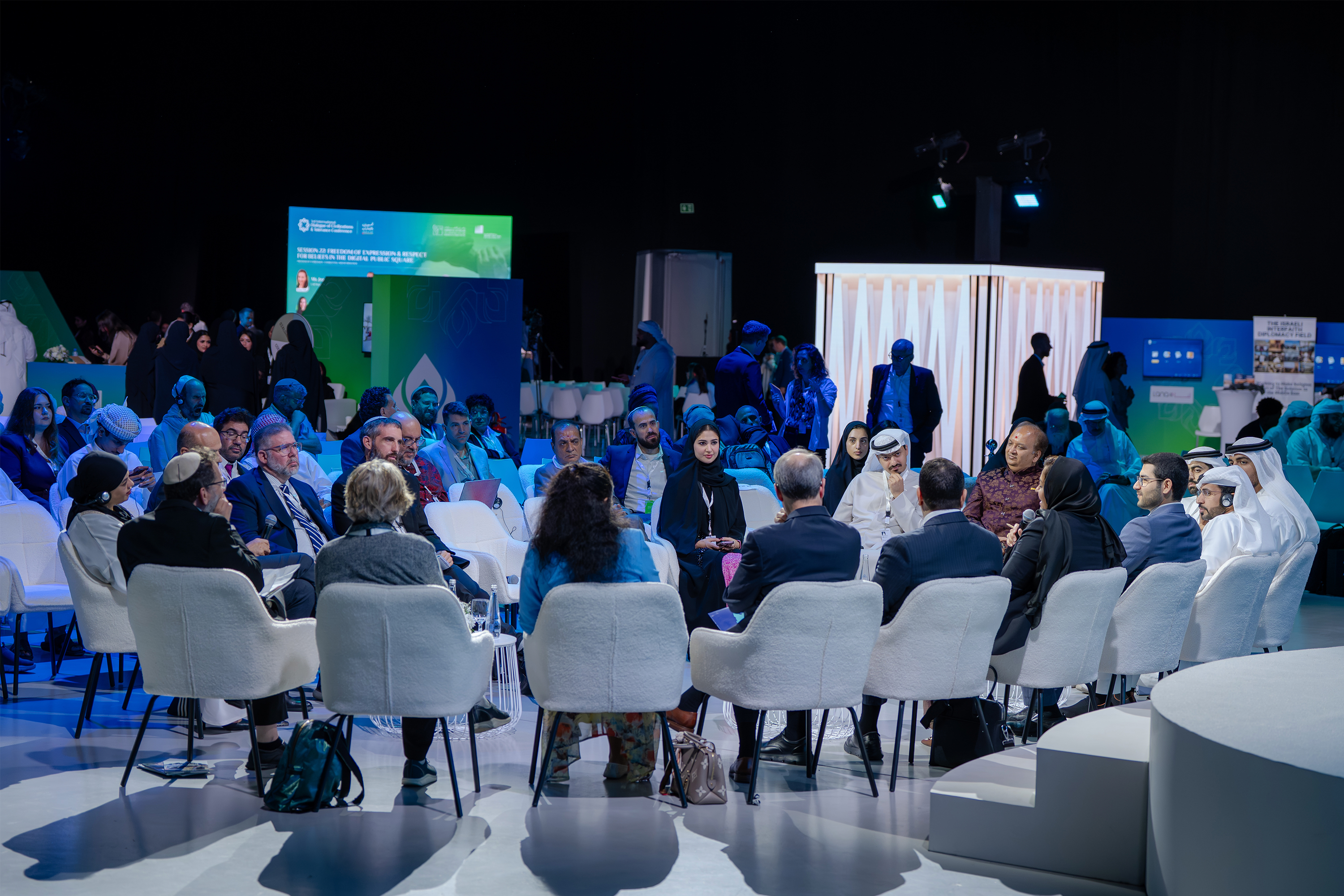 One of the discussions in which Hatem El-Hady, representative of the BIC’s Cairo Office, participated.