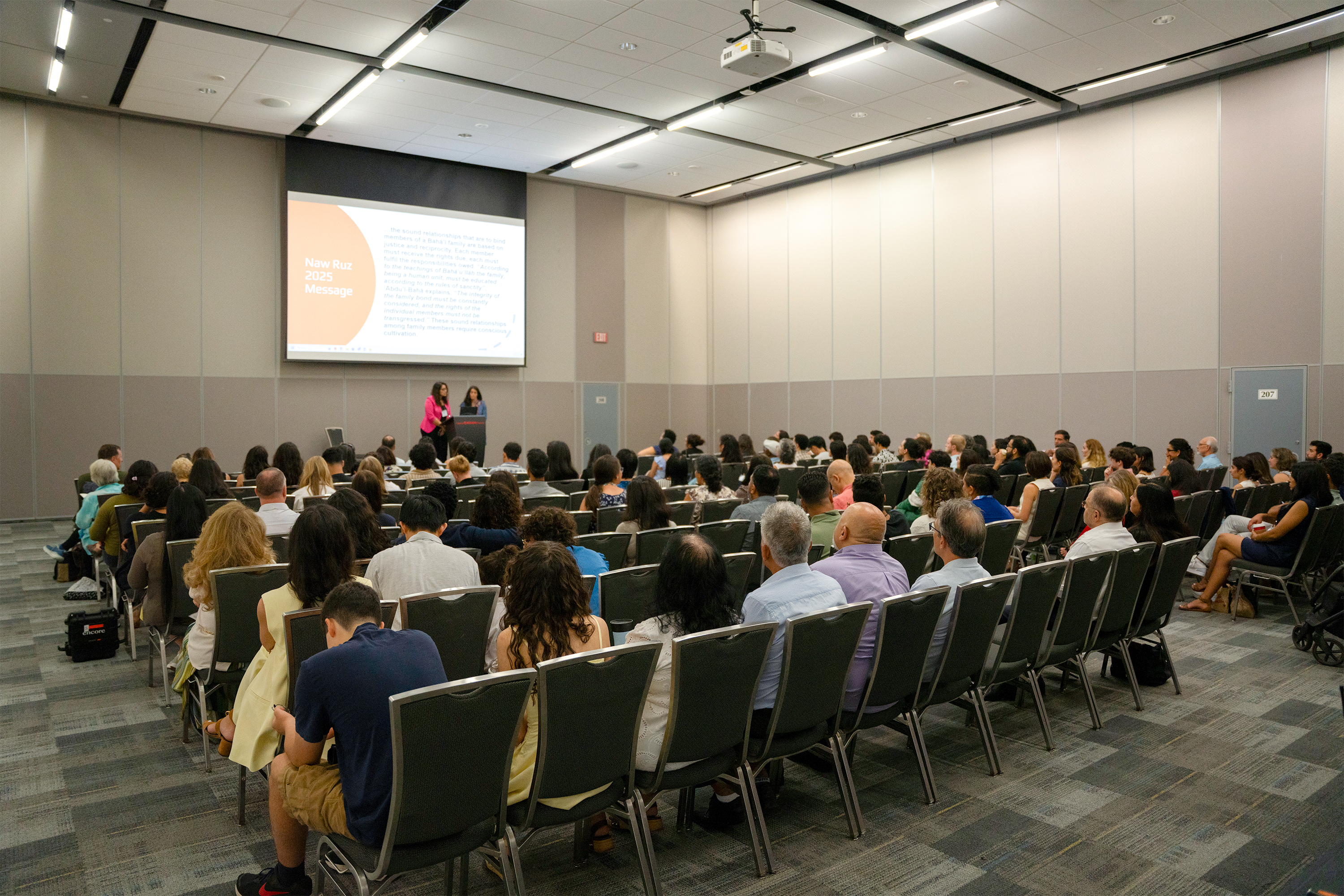 View of one of the breakout sessions at the conference.