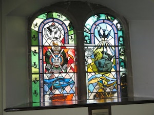 Stained glass window