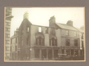 The Co-op building after the fire
