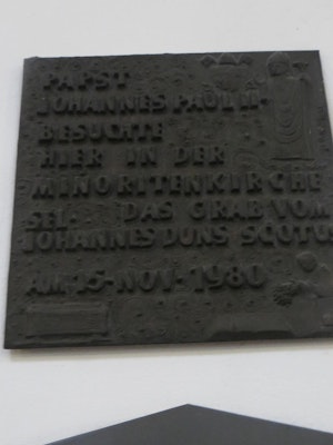 Duns Scotus Plaque
