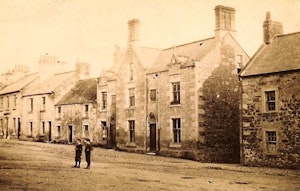 Newtown Street outside Boston School