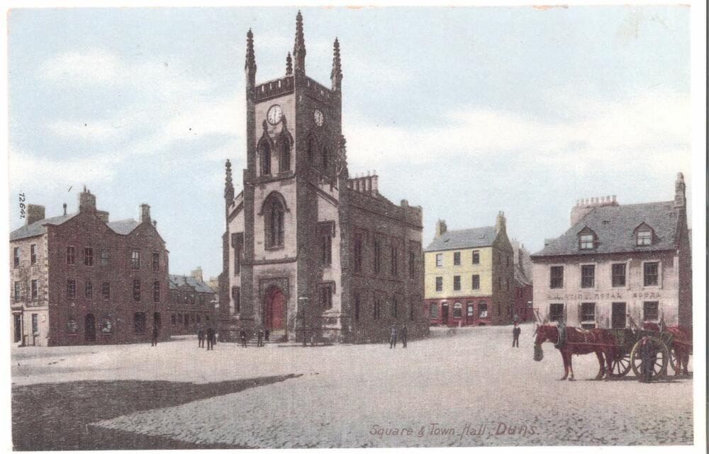 Duns Town Hall c. 1900