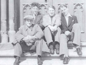 Town Hall steps with Jack Utterston