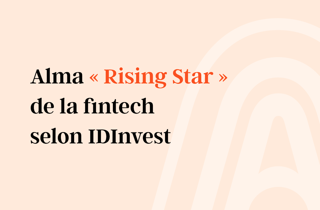 Alma « Rising Star » de la fintech selon IDInvest