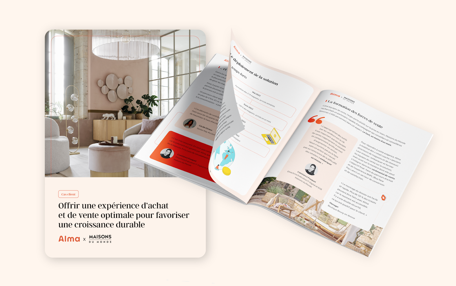 Couverture et prévisualisation des pages de l'ebook Alma x Maisons du Monde