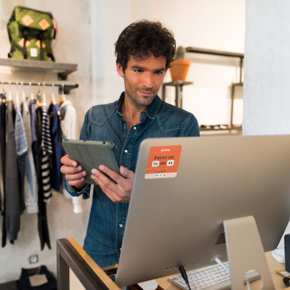 Hero Landing page paiement en boutique