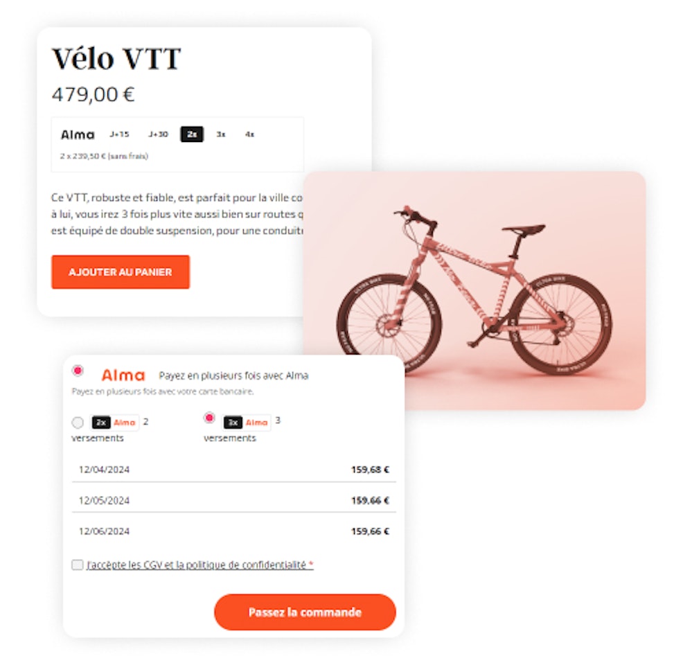 Vous profitez de widget de paiement Alma pour communiquer auprès de vos clients
