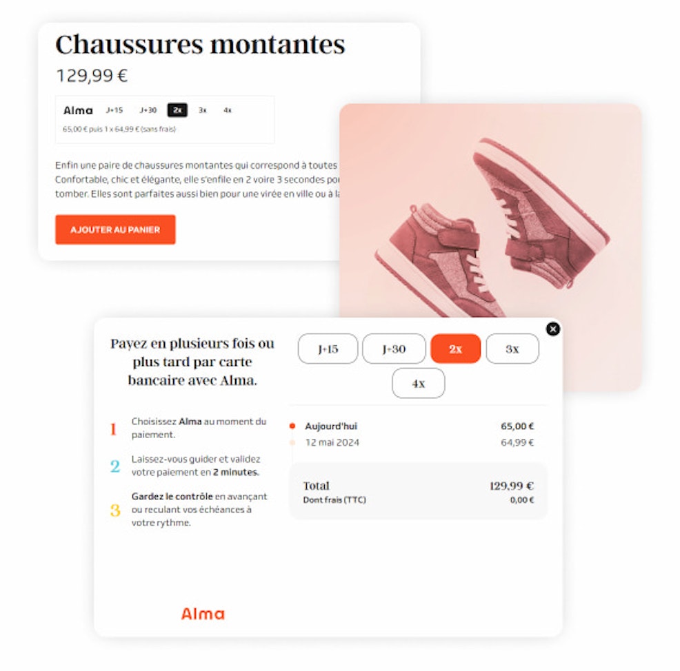 Profitez de widgets intégrés avec le module Alma sur PrestaShop