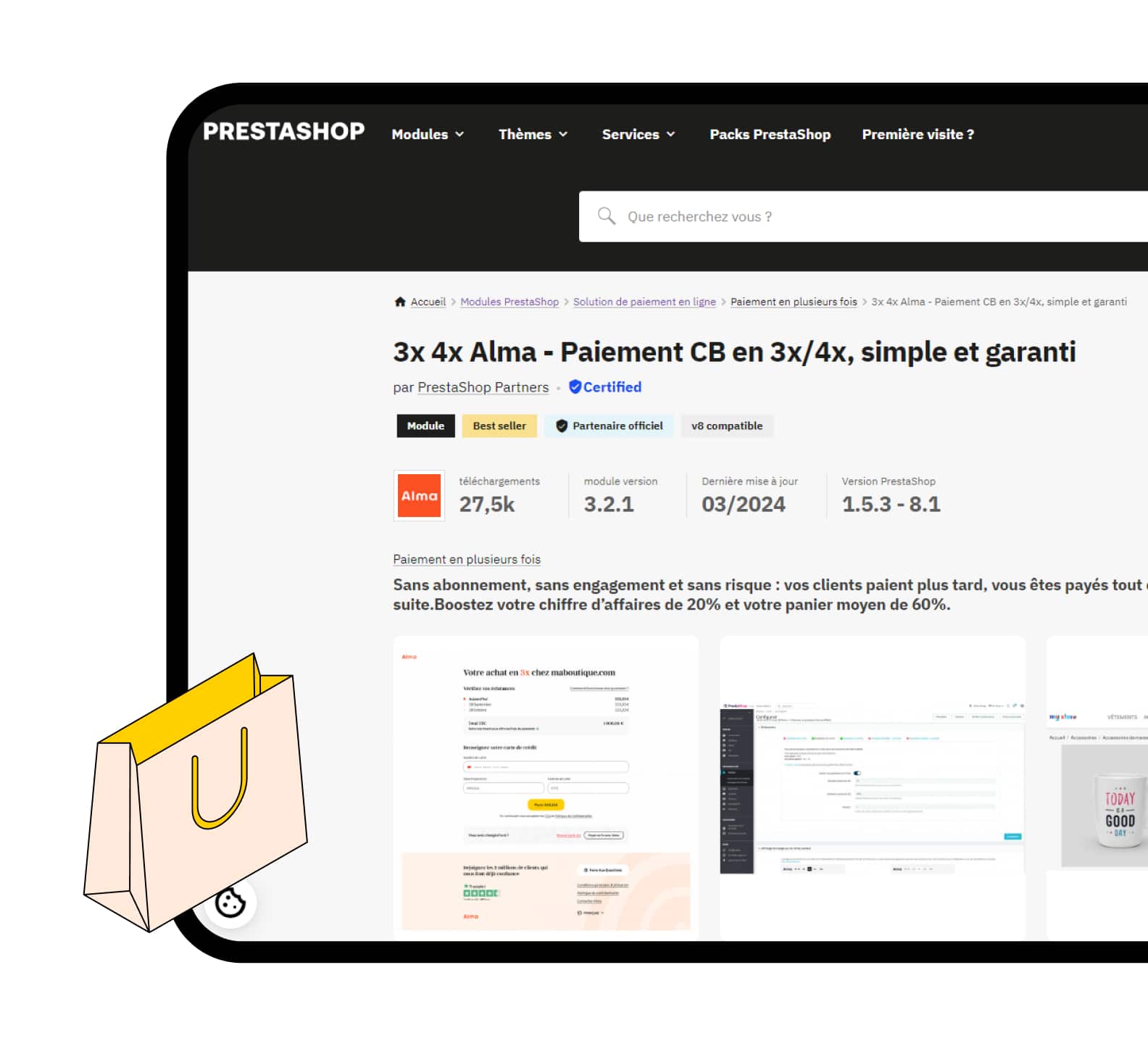Installer le module Alma sur votre CMS PrestaShop